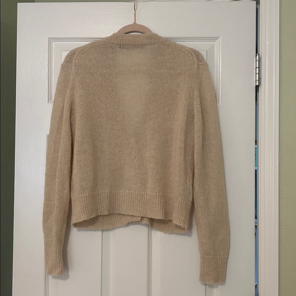 Jenni Kayne Boyfriend Cardigan in Almond - Picture 9 of 13